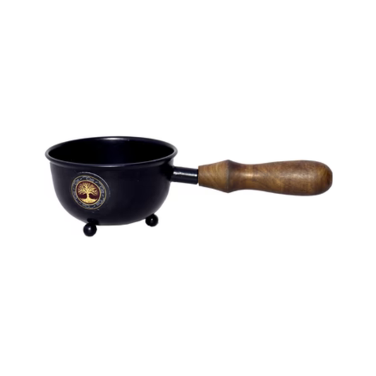 Tree of Life Small Smudge Pot Burner with Handle