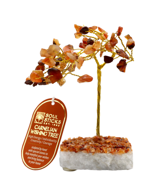 Carnelian Crystal Tree (60 Beads)