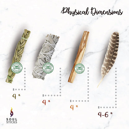 White Sage Smudge Kit with Guide