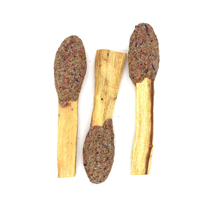 Blue Sage Palo Santo Pops 2 Pack with Guide