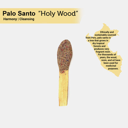 Blue Sage Palo Santo Pops 2 Pack with Guide