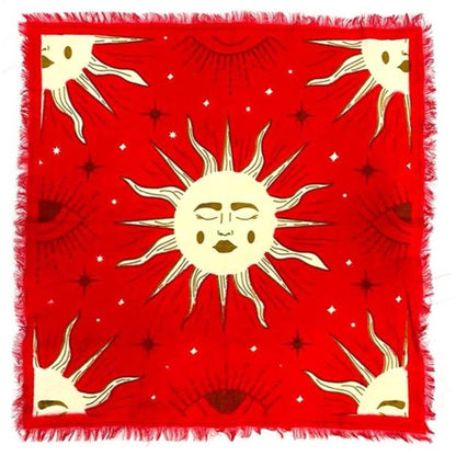 Mystical altar cloth for spiritual rituals, meditation, and ceremonial use