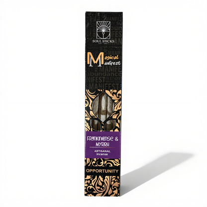 Magical Manifest Frankincense & Myrrh Incense straight-on white background product photo
