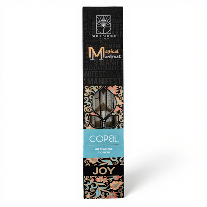 Magical Manifest Copal Incense straight-on white background product photo
