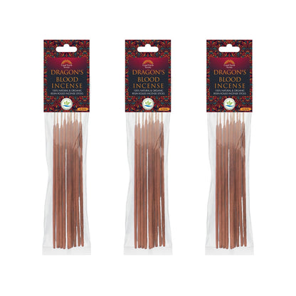 Natural Resin Rolled Incense Sticks 3 Pack
