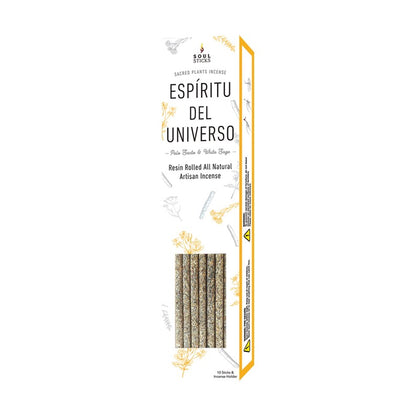 Espiritu del Universo White Sage & Palo Santo Resin Rolled Incense Sticks
