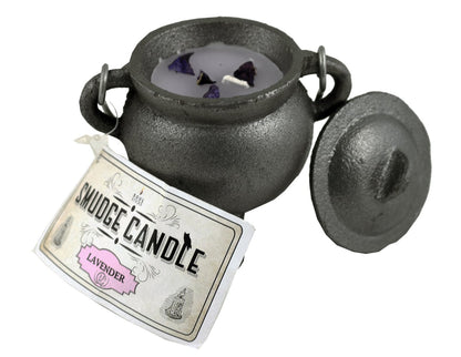 Cast iron cauldron for witchcraft rituals, smudging, and spiritual practices.