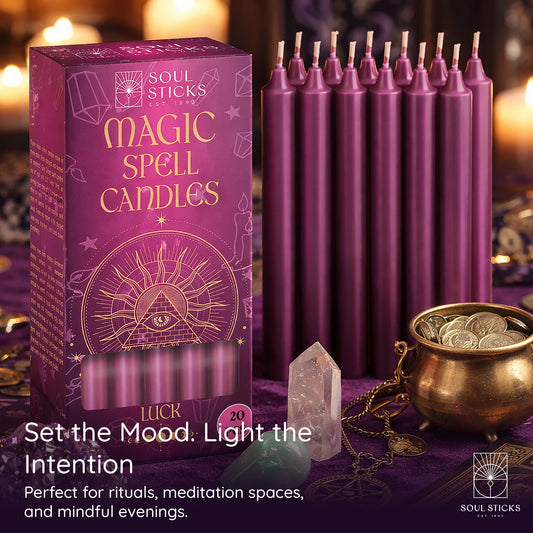 Soul Sticks 4 in. Magic Spell Chime Candles - 20 Pack