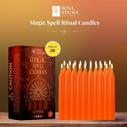 Soul Sticks 4 in. Magic Spell Chime Candles - 20 Pack