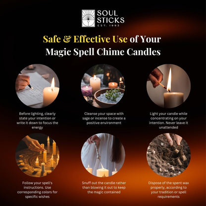 Soul Sticks 4 in. Magic Spell Chime Candles - 20 Pack