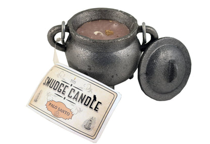 Cast iron cauldron for witchcraft rituals, smudging, and spiritual practices.