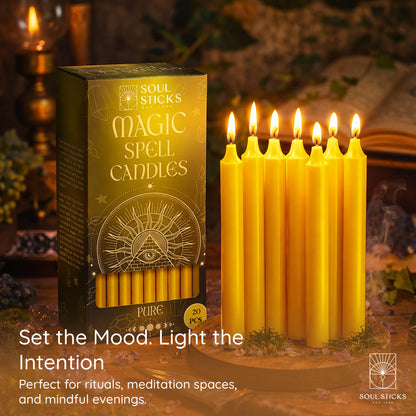 Soul Sticks Pure Magic Spell Candles - 20 Pack