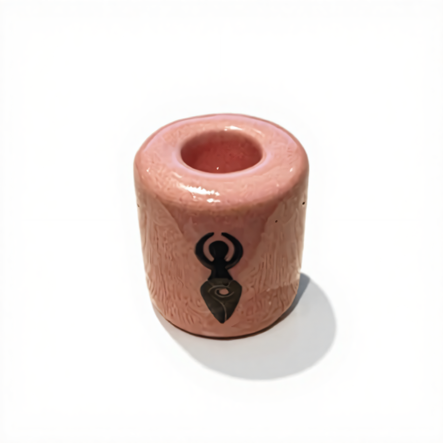 Ceramic Candle Holder Pink product photo