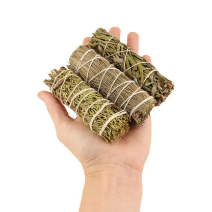 Variety Sage Smudge Sticks Set with Smudge Guide, 12-Pack