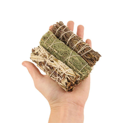 Variety Sage Smudge Sticks Set with Smudge Guide, 12-Pack
