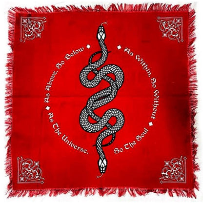Mystical altar cloth for spiritual rituals, meditation, and ceremonial use