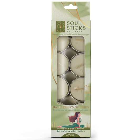 Packaged Manifestation Smudgies - Harmony & Spiritual Connection shown on a plain background