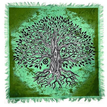 Mystical altar cloth for spiritual rituals, meditation, and ceremonial use