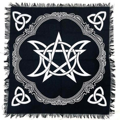 Mystical altar cloth for spiritual rituals, meditation, and ceremonial use