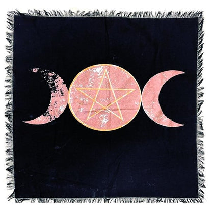 Mystical altar cloth for spiritual rituals, meditation, and ceremonial use