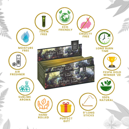 Soul Sticks Twilight in the Woods Masala Incense Sticks - 15 g (12 Pack)