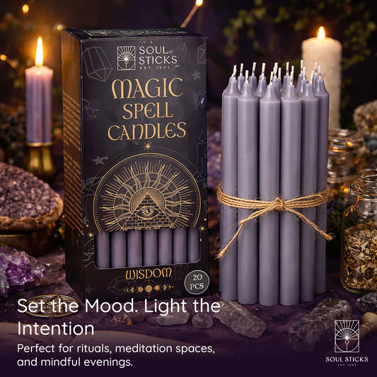 Soul Sticks 4 in. Magic Spell Chime Candles - 20 Pack