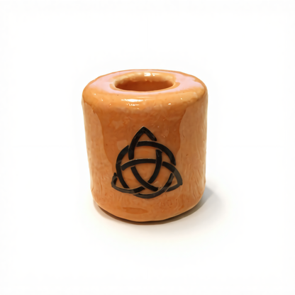 Ceramic Candle Holder Orange product photo