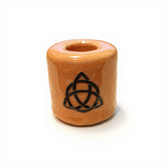 Ceramic Candle Holder Orange product photo