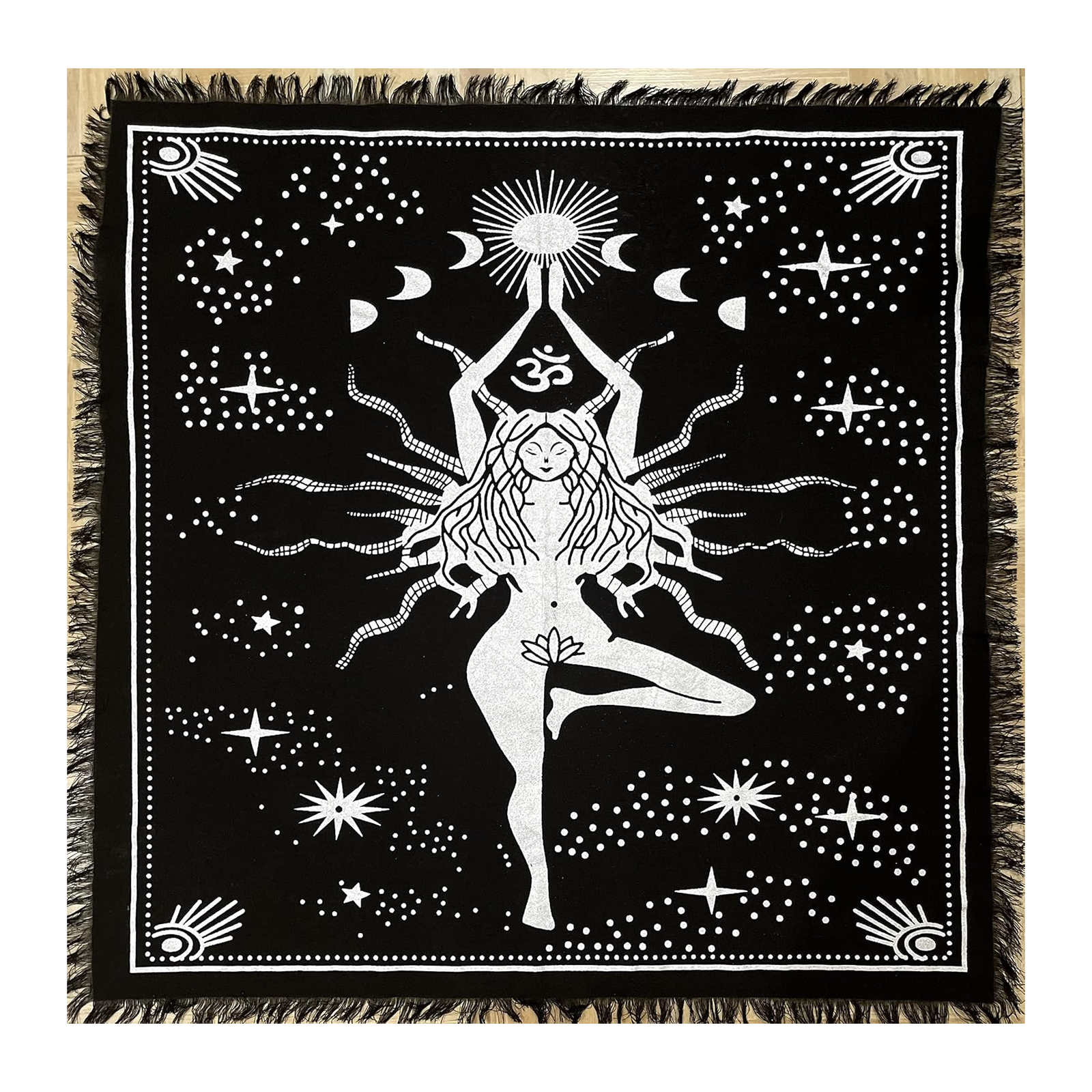 Nataraja Altar Cloth on a white background