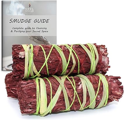 Secret Garden Floral Sage Smudge Sticks with Smudge Guide (3 PK)