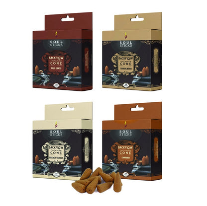 Soul Sticks Home Mix Assorted Backflow Cones - 4 Pack